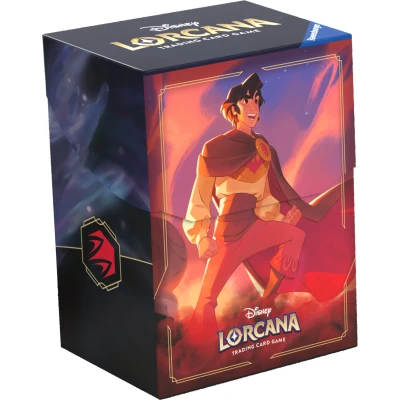 Afbeelding van Disney Lorcana TCG Shimmering Skies Aladdin 80 Card Deck Box