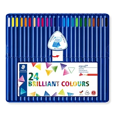 Image de STAEDTLER Crayons de couleur ergosoft, étui 24