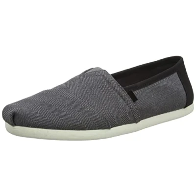 Afbeelding van TOMS Alpargata synthetische mocassin plat, heren, Donkergrijs