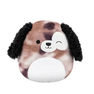 Afbeelding van Squishmallows Zerdan Brown Marbled Dog W/Winking Eye 30cm pluche