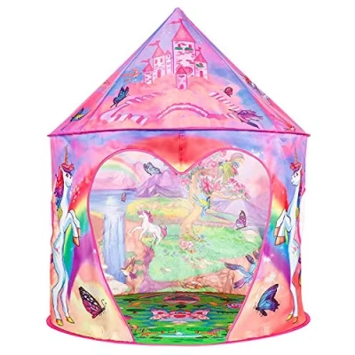 Afbeelding van Benebomo Kindertenten, eenhoorn, tent voor kinderen, meisjes, speeltent, huis baby&#039;s, speeltent tuintent, beste cadeau jongens en meisjes