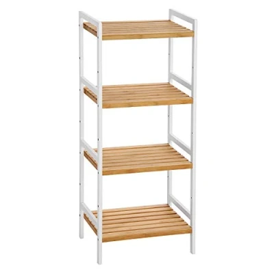 Afbeelding van Badkamerplank met Bamboe en 4 Planken