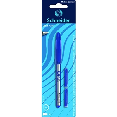 Afbeelding van Vulpen Schneider Opus op blister met 2 inktpatronen