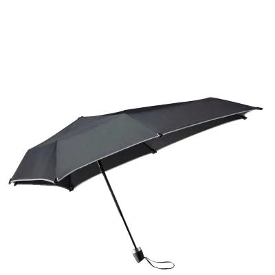 Afbeelding van Senz Manual Opvouwbare Stormparaplu black reflective