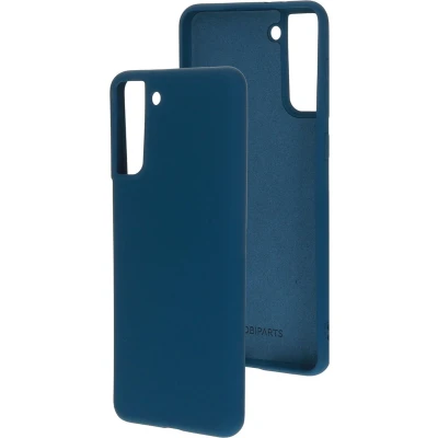 Afbeelding van Mobiparts Silicone Cover Samsung Galaxy S21 Plus Blueberry Blue