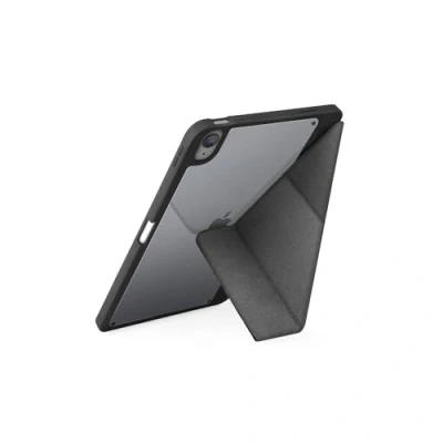 Afbeelding van Uniq Tablet Hoes Geschikt voor iPad Air 5 (2022) /iPad 11 inch (2024) M2 / 4 (2020) Moven Case Donkergrijs /Charcoal