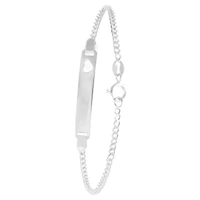 Afbeelding van Lucardi Armband silvercoloured voor kinderen, Maat: 15cm, Silver coloured