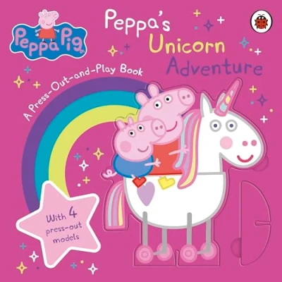Afbeelding van Peppa Pig: Peppa&#039;s Unicorn Adventure: A Press Out and Play Book