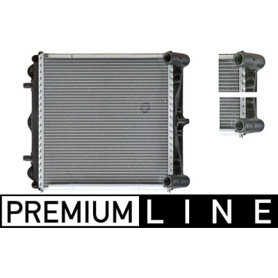Afbeelding van MAHLE ORIGINAL CR 370 000P Radiateur voor voertuigen met/zonder airco 336 358 34 Koelribben gesoldeerd PORSCHE: Boxster, 911 Coupe, Convertible