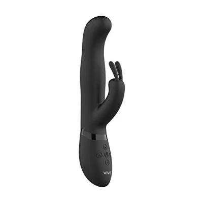 Afbeelding van VIVE by Shots Izara Rotating Beads Rabbit Vibrator Black