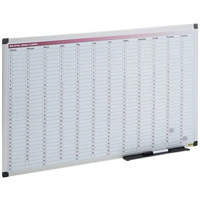 Afbeelding van Bi Office Silque GA0360170 magnetische kalender met 366 dagen en twaalf maanden