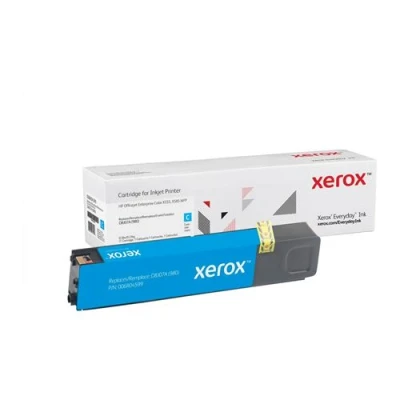 Image de cartouche compatible Xerox Cyan de toner (alternative pour : HP D8J07A) pour Officejet Enterprise Color MFP X585; Flow X585