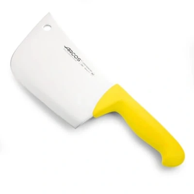 Afbeelding van Arcos Professioneel mes van nitrum roestvrij staal 17,8 cm en lemmet 190 mm, ergonomische handgreep polypropyleen, serie 2900, kleur geel
