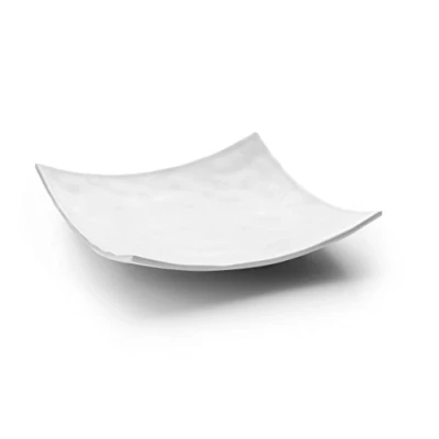 Afbeelding van Lacor 63273 vierkante melamine fontein 25 x 5 wit