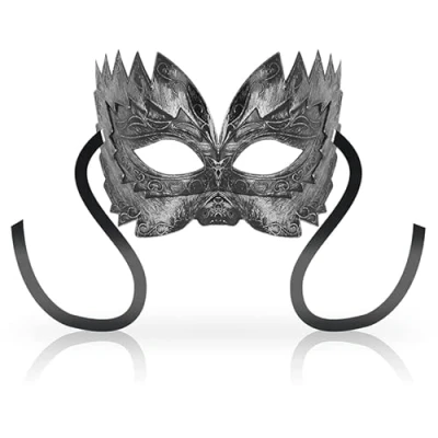 Afbeelding van Ohmama Masks Venetian Eyemask Silver