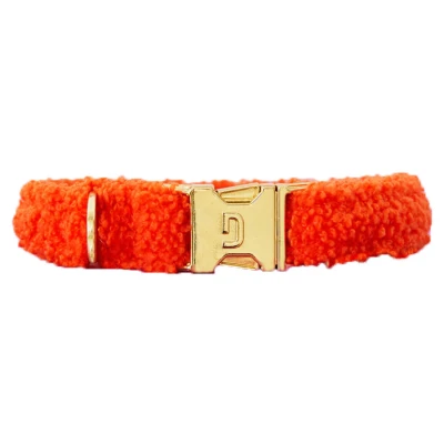 Afbeelding van Dogguo Teddy Collar Oranje Hondenhalsband 22 36 cm