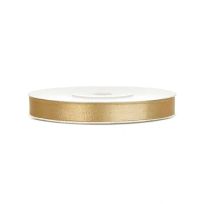 Afbeelding van Satijn Lint Goud 6mm 25m