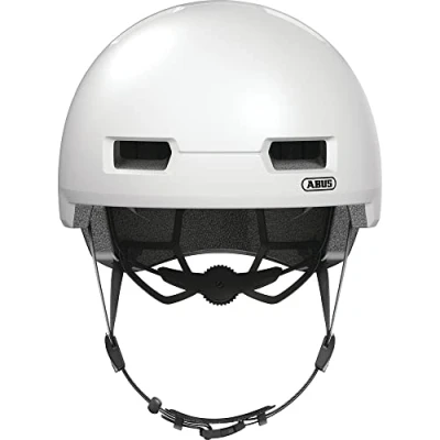 Afbeelding van Abus SKURB Ace Fietshelm, uniseks, zilver/wit (zilverwit), L (58 61 cm)
