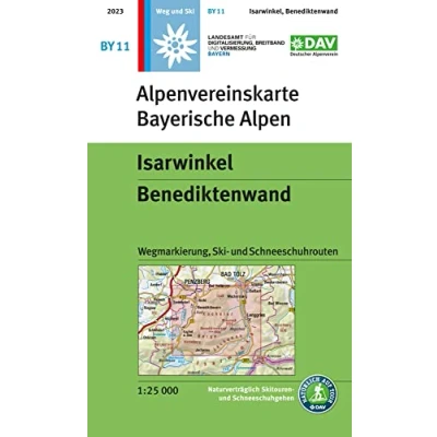 Afbeelding van Alpenvereinskarte Bayerische Alpen Isarwinkel, Benediktenwand walk+ski