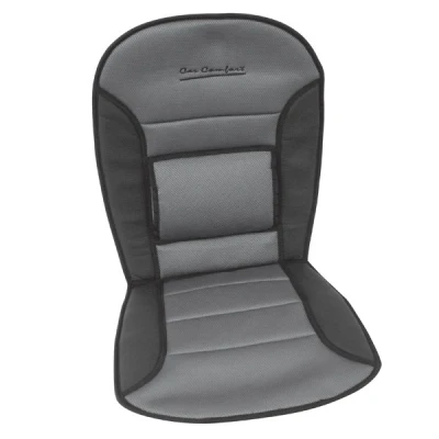 Afbeelding van Carpoint Stoelkussen Comfort Zwart/Grijs 0323276