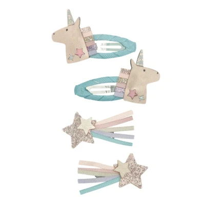 Afbeelding van Mimi &amp; lula haarspeldjes unicorn gold 4st