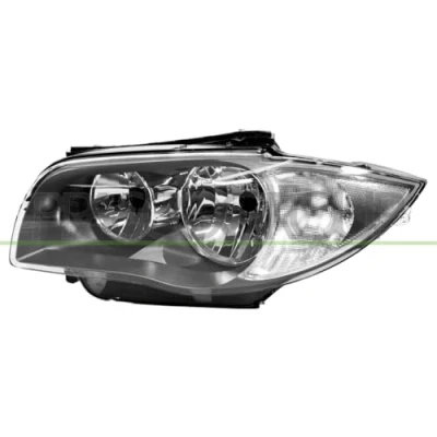Afbeelding van PRASCO BM1214914 Koplampen Links H7/H7 donkergrijs BMW: 1 Hatchback