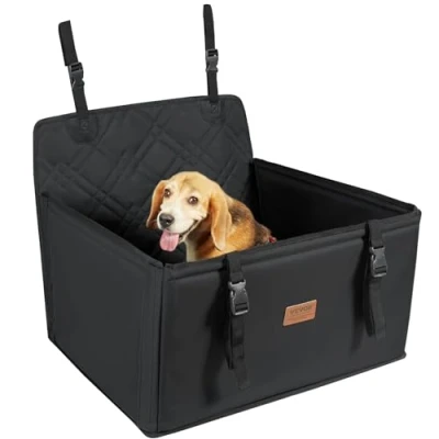 Afbeelding van VEVOR 60x60x50 cm Autostoel Hondenkussen, Maximaal Huisdiergewicht 18 kg, voor Reisbescherming Van Huisdieren, Zwart