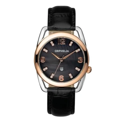 Afbeelding van Orphelia 153 1723 44 Horloge Leer Zwart 36 mm