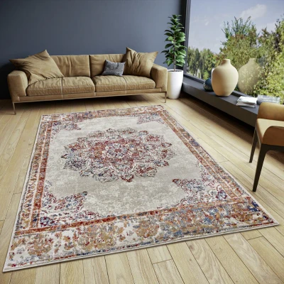 Afbeelding van Vloerkleed maderno Creme 57 x 90 cm Dekbed Discounter.nl