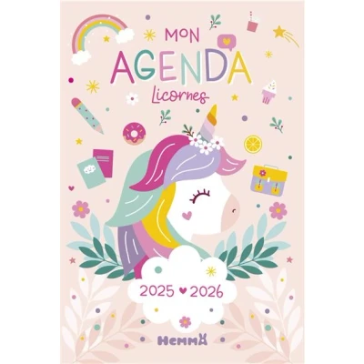 Afbeelding van MON AGENDA LICORNES 2025 2026