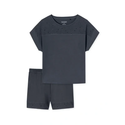 Afbeelding van Schiesser Comfort SET Pyjama, Dames, Maat: 38, Graphit