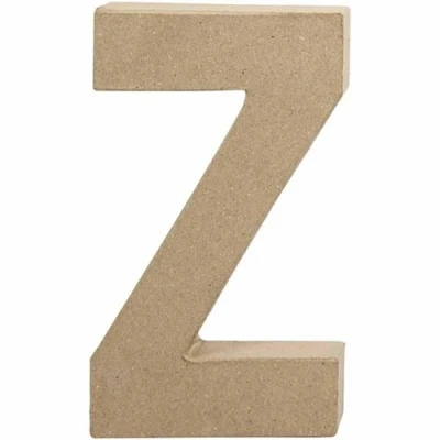 Image de Creotime papier mâché lettre Z 205 cm