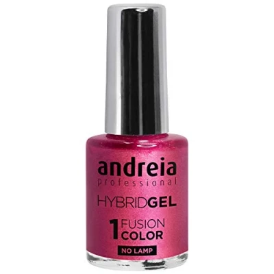 Afbeelding van Andreia Fusion Color H51 Professionele hybride nagellak, 2 stappen en geen lamp nodig, duurzame eenvoudige verwijdering, roze metallic rode tinten
