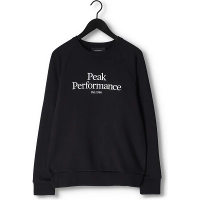 Afbeelding van Peak Performance Original CREW Sweater, Heren, Maat: Small, Black