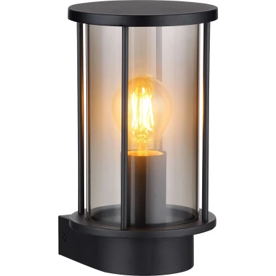 Afbeelding van Globo wandlamp Gracey zwart metaal 31360