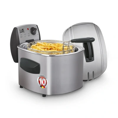 Afbeelding van Fritel Frituurpan Inox Rond Inox/metaal