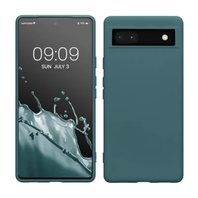 Afbeelding van kwmobile telefoonhoesje geschikt voor Google Pixel 6a Hoesje smartphone Back cover in Arctische nacht