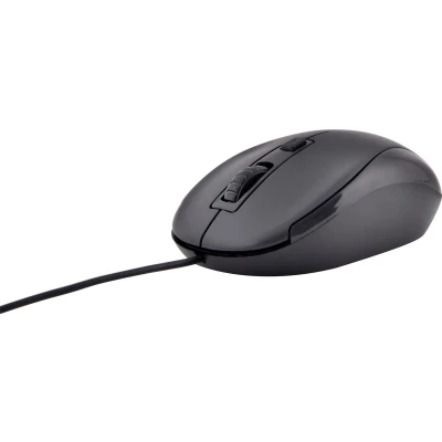 Afbeelding van Muis met Kabel en Optische Sensor Bluestork M W OFF10 Zwart 1200 DPI