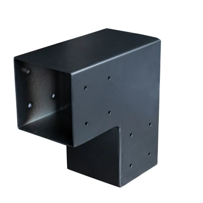 Afbeelding van Paalverbinder 2 weg 90 graden hoek t.b.v 12cm paal