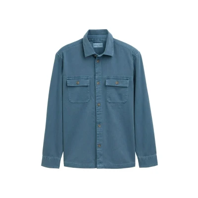 Afbeelding van TOM Tailor Lichte jas, Heren, Maat: XXL, Mystical blue
