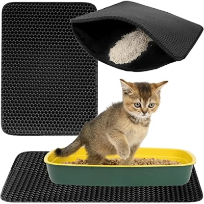 Afbeelding van Purlov mat onder de kattenbak