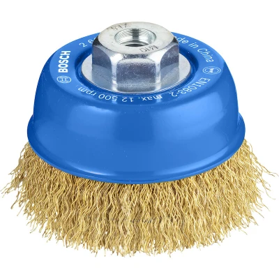 Afbeelding van Bosch Accessories 2608622062 Komborstel, gegolfde draad, vermessingd, 0,3 mm, 75 12.000 omw/min, M 10 1 stuk(s)