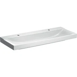 Afbeelding van Geberit Xeno2 meubelwastafel wit KeraTect (120 x 48 cm) 2x 1 kraangat,
