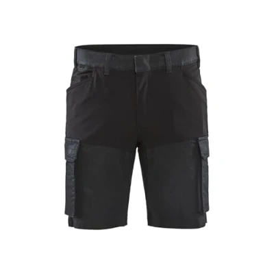 Afbeelding van Blaklader Service short met stretch 1437 1147 Marineblauw/Zwart C44