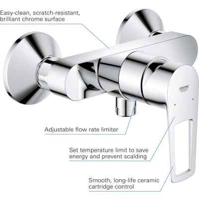 Afbeelding van GROHE QuickFix Start Loop douchemengkraan
