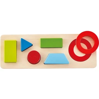Image de Puzzle géométrique recto verso 7 pièces Hape