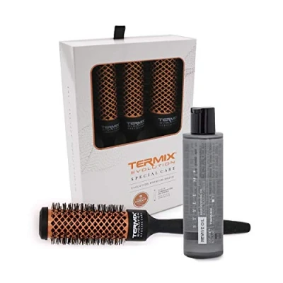 Afbeelding van Kammen en borstelset Termix Zwart (4 pcs)