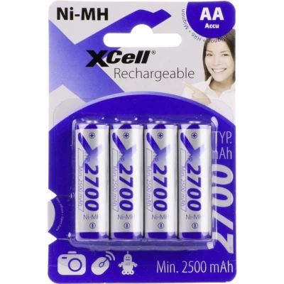 Afbeelding van XCell NiMH batterij Mignon AA LR6 HR6 met 2700 mAh