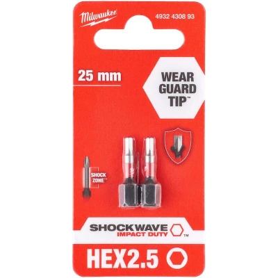 Afbeelding van MILWAUKEE 4932430893 Schroefbit gereedschapsstaal