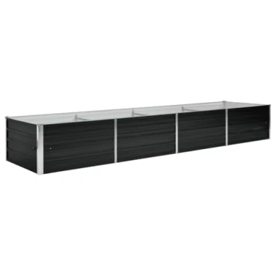 Afbeelding van Plantenbak verhoogd 320x80x45 cm gegalvaniseerd staal antraciet